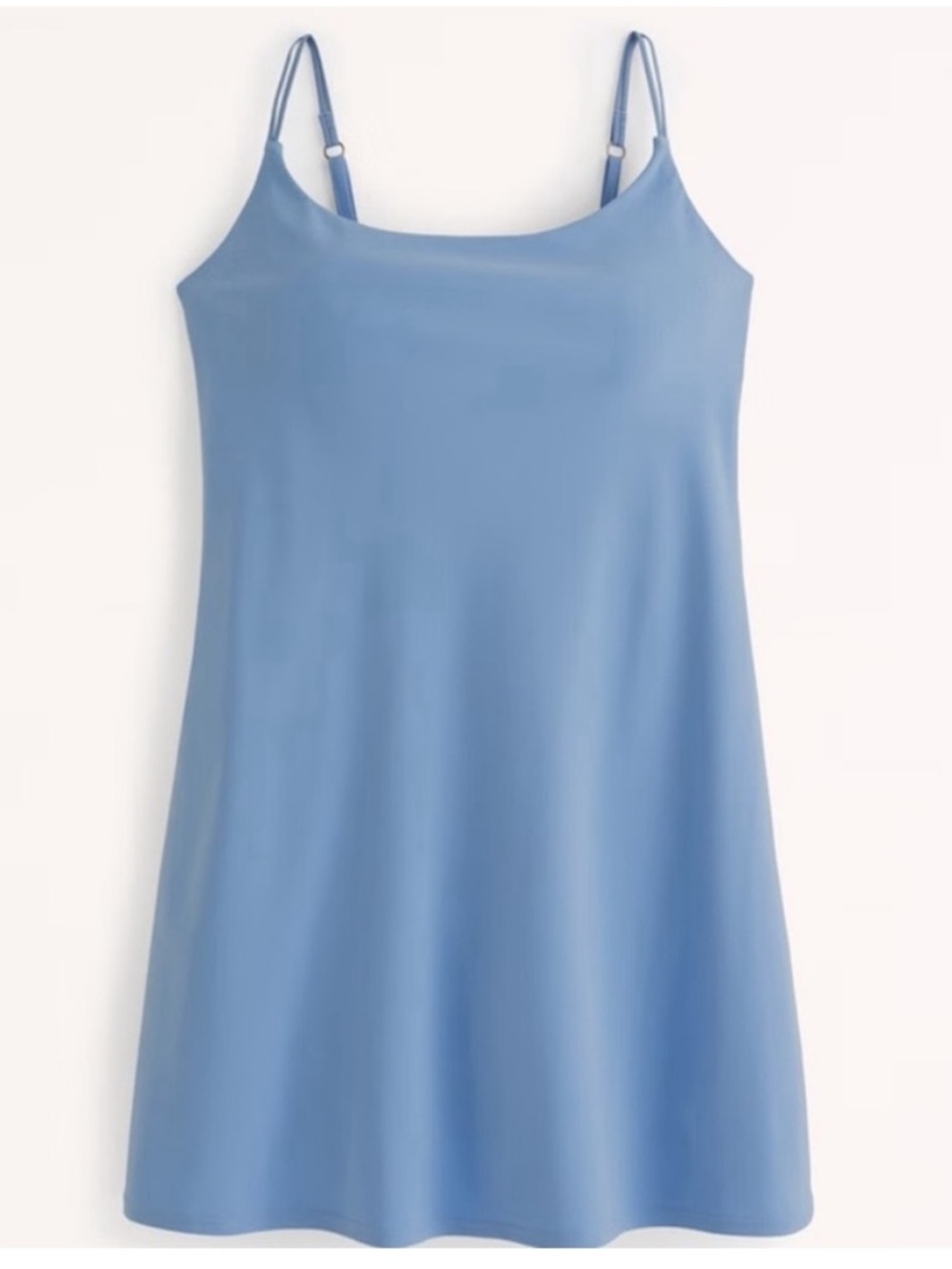 Abercrombie & Fitch Traveler Mini Dress Blue Built-In Shorts Pocket Size S - Picture 3 of 15
